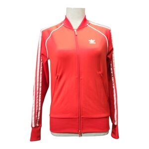 Adidas Lightweight Red Track Jacket